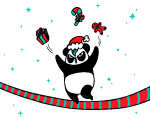 今個普天同慶的聖誕，梳打熊貓祝大家有一個窩心的節日！